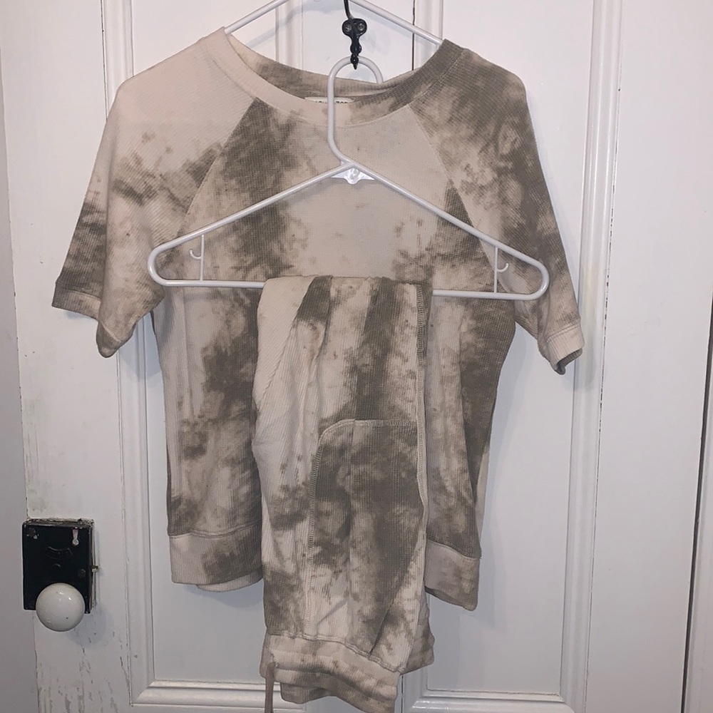 Dyed Top And Bottom Set